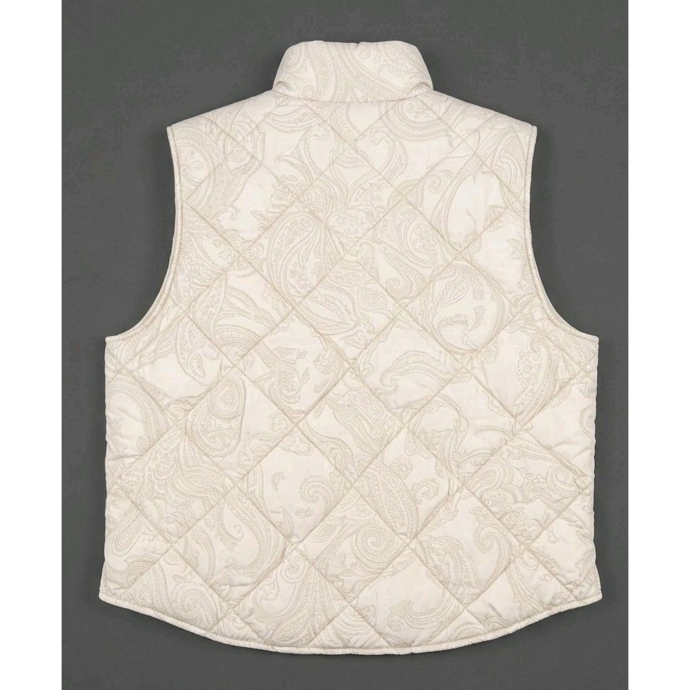 Vintage XL Eddie Bauer Black Label Goose Down Quilted Puffer Outdoor Camp Vest - Picture 3 of 10